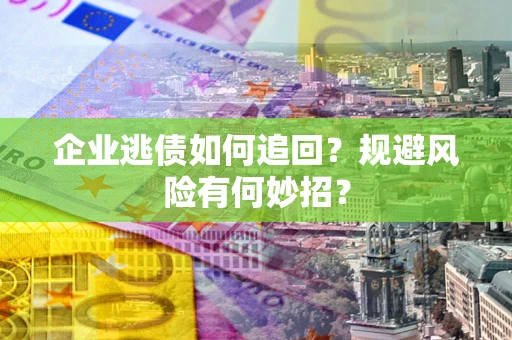 武汉企业逃债如何追回？规避风险有何妙招？