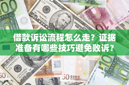武汉借款诉讼流程怎么走？证据准备有哪些技巧避免败诉？