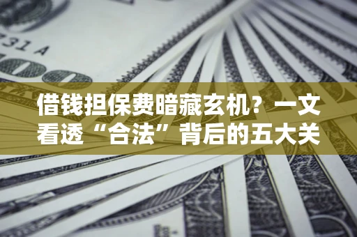 武汉借钱担保费暗藏玄机？一文看透“合法”背后的五大关键陷阱