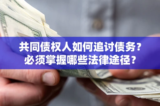 武汉共同债权人如何追讨债务？必须掌握哪些法律途径？