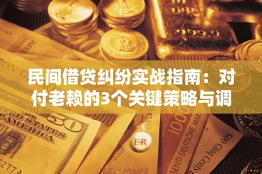 武汉民间借贷纠纷实战指南：对付老赖的3个关键策略与调解盲区解析