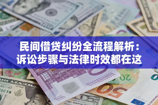 武汉民间借贷纠纷全流程解析：诉讼步骤与法律时效都在这儿了