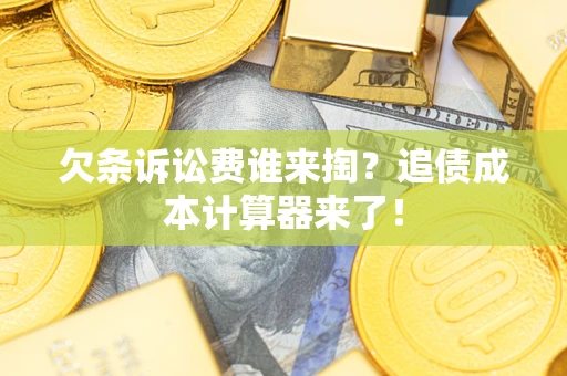 武汉欠条诉讼费谁来掏？追债成本计算器来了！