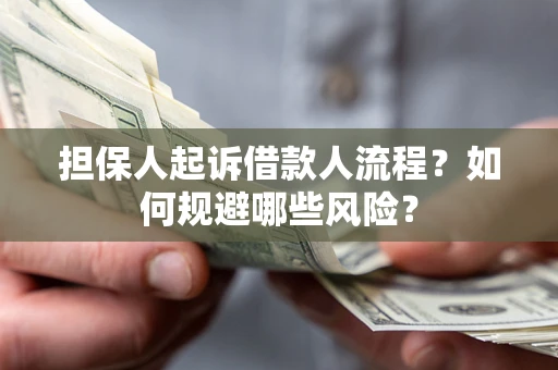 武汉担保人起诉借款人流程？如何规避哪些风险？