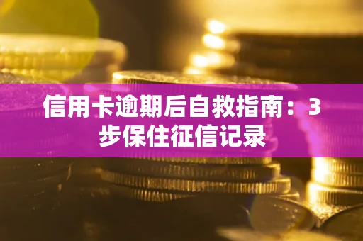 武汉信用卡逾期后自救指南：3步保住征信记录