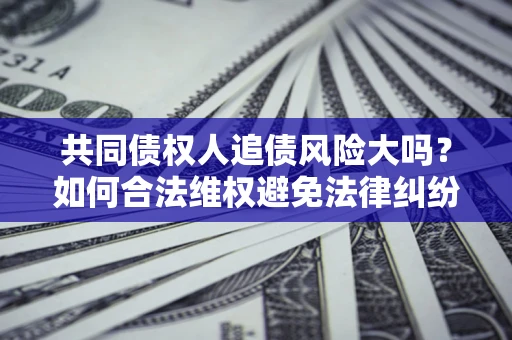 武汉共同债权人追债风险大吗?如何合法维权避免法律纠纷? 武汉共同债权人追债风险大吗?如何合法维权避免法律纠纷?