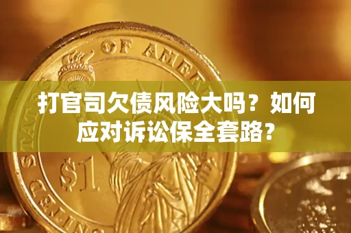 武汉打官司欠债风险大吗？如何应对诉讼保全套路？
