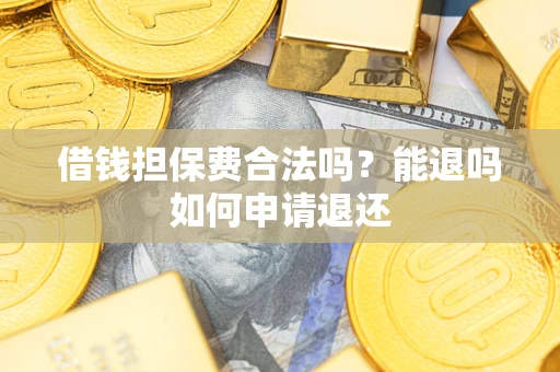 武汉借钱担保费合法吗？能退吗如何申请退还