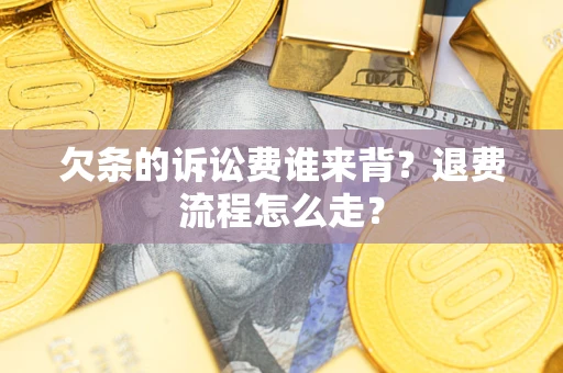 武汉欠条的诉讼费谁来背？退费流程怎么走？