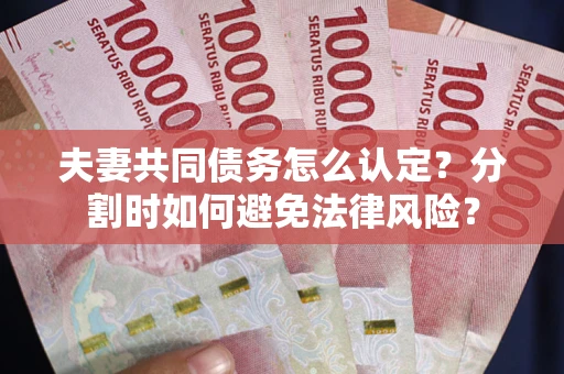 武汉夫妻共同债务怎么认定？分割时如何避免法律风险？