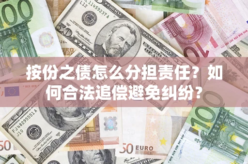 武汉按份之债怎么分担责任？如何合法追偿避免纠纷？